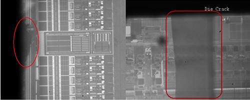 近红外显微镜CSP/SIP的非破坏检查效果图