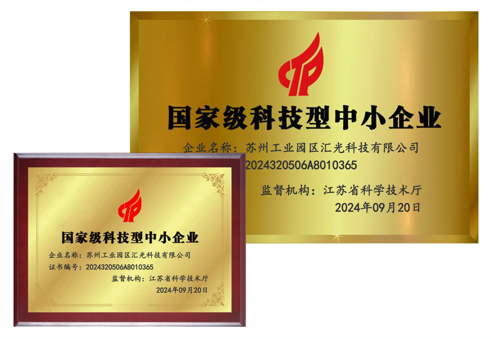 汇光科技获科技型中小企业.png